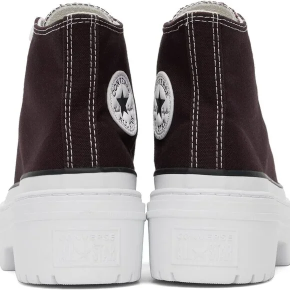 Converse Chuck Taylor All Star Lugged Heel Platform White Bloodstone W Sz 8 NEW - Picture 9 of 11